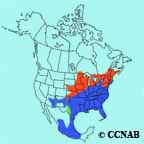 Eastern Meadowlark range map