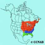 American Woodcock range map