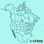 California Gnatcatcher range map