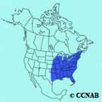 Tufted Titmouse range map
