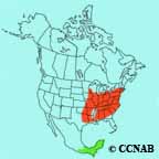 Worm-eating Warbler range map