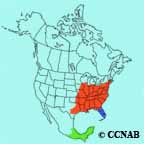 Yellow-throated Warbler range map